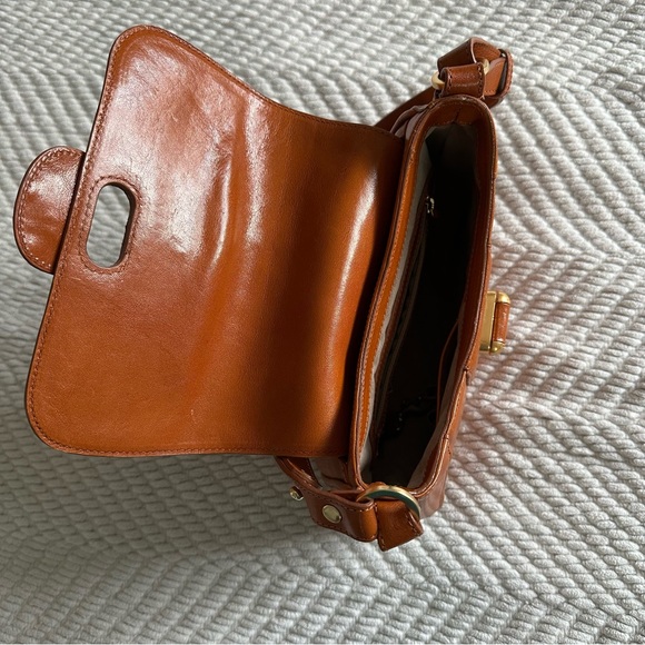 Leather Brahmin convertible strap purse - Picture 5 of 7